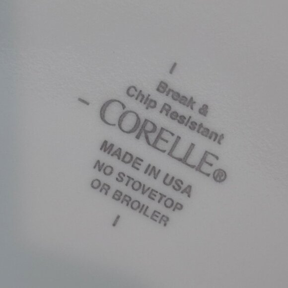 Vtg Corelle Rosemary Rosemarie Dinner Plate Plates Set 2 10.25" Excellent USA - Picture 5 of 5